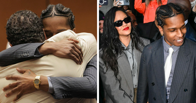 A$AP Rocky Rushes Into Rihanna’s Arms As He’s Found Not Guilty In Felony Assault Trial