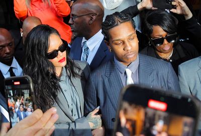 Rihanna's emotional reaction as A$AP Rocky found not guilty in LA trial