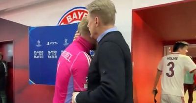 Watch emotional moment Peter Schmeichel consoles Kasper after Celtic heartbreak