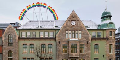 How Designer India Mahdavi Transformed a Former Post Office Into a 'Cinematic' New Arts Hub in Norway