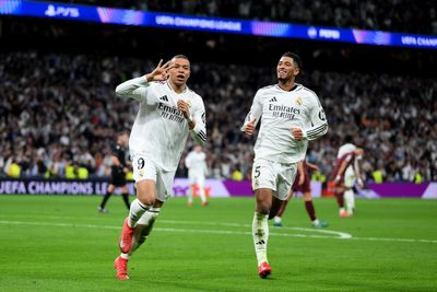 Real Madrid 3-1 Man City (6-3 agg):Kylian Mbappe hat-trick seals routine win for Champions League holders