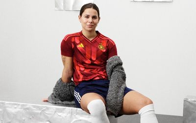 The Germany Euro 2025 away kit is out, with Adidas using some interesting Graffiti artwork