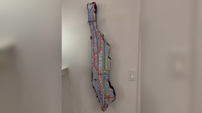 This Raspberry Pi map of Manhattan shows real-time subway train status