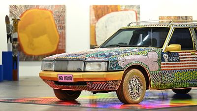 Melting paint, robot vacuums and a hearse at Art Fair