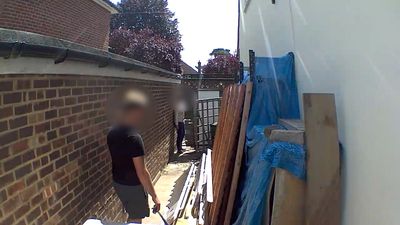 Video: Couple on holiday in Australia watch on CCTV as neighbours ‘land-grab garden’