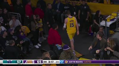 Lakers’ Austin Reaves receives first-ever ejection for on-court F-bombs