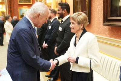 King Charles hosts humanitarian heroes at Buckingham Palace