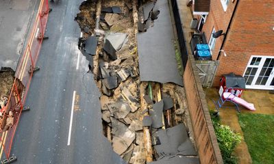 ‘I’ll have to move out’: coping with Surrey’s new sinkhole