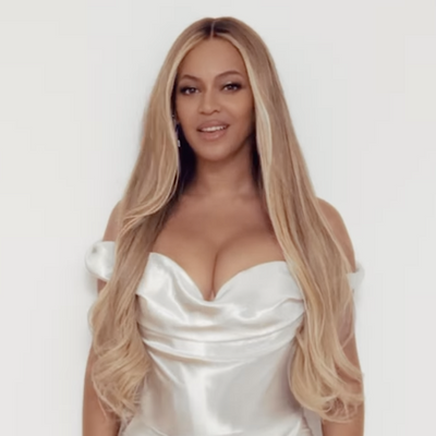 Beyoncé's Shimmering White Corset Gown Is a Major Departure From Her New Gilded Aesthetic