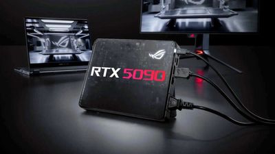 Is that Asus's first portable heater? No, it's the new ROG XG eGPU with a 600w RTX 5090 card and (wealthy) creatives will love it