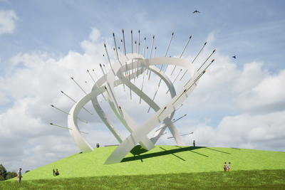 Star of Caledonia sculpture plans for Scotland-England border submitted