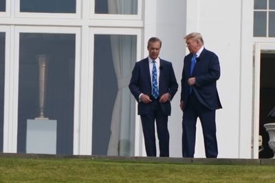 Are Nigel Farage and Donald Trump still friends?