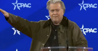 Former Trump Adviser Steve Bannon Accused of Flashing 'Nazi Salute' to Cheering Crowd