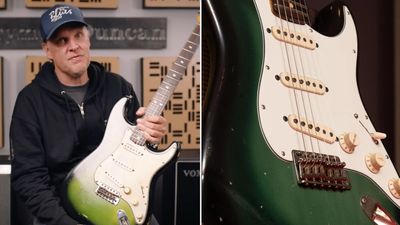 “For power Stratocaster playing”: The tones of Joe Bonamassa’s obscure “Greenburst” Strat have been brought to the masses with new Seymour Duncan signature pickups