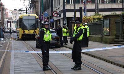 Girl, three, killed in van-tram collision in Manchester city centre