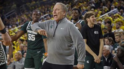 Tom Izzo Reacts to Michigan Player Proposing to Girlfriend After Loss to Michigan State