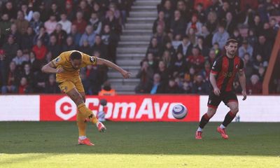 Cunha shocks 10-man Bournemouth to ease Wolves relegation fears