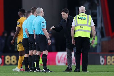 Andoni Iraola claims VAR replays were misleading in 10-man Bournemouth’s defeat