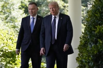 President Trump Meets With Polish President Duda At CPAC