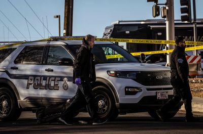 Shooting after pursuit at Air Force Base in New Mexico kills an airman and wounds another