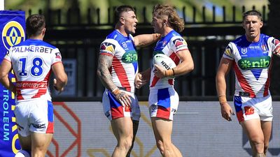 Knights sensation Sharpe blunts woeful Roosters in rout