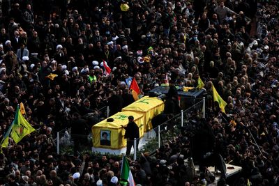 Thousands attend funeral for slain Hezbollah leader Hassan Nasrallah