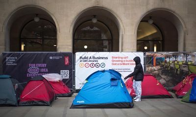 ‘A source of national shame’: shelters in England turn young people away as number of rough sleepers soar