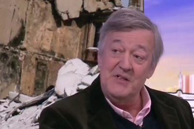 Stephen Fry warns of ‘cult of power’ sweeping across the world