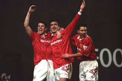 ‘Pallister had a cracking voice, but Parker, Keane and Irwin were hating it. All of the other lads were shuffling to the back, so I took the pressure off them’: Lee Sharpe recalls recording Man United's No.1 single