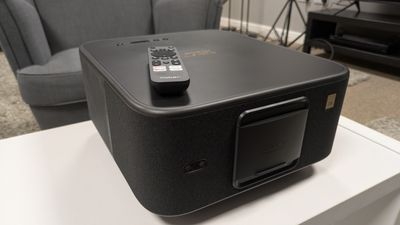 I tested a cheap smart projector with surprisingly good JBL sound, but don't get too excited