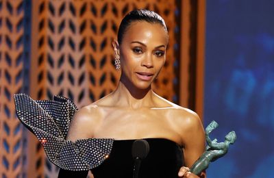 SAG Awards: Zoe Saldana celebrates 'truth and love' in Supporting Acress speech