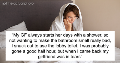 Man Steps Out For 30 Minutes To Use Lobby Restroom, Returns To Girlfriend Crying In Hotel Room