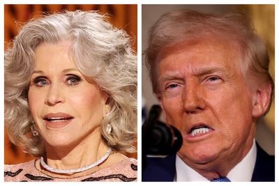 Jane Fonda takes subtle swipe at Donald Trump during 2025 SAG Awards speech