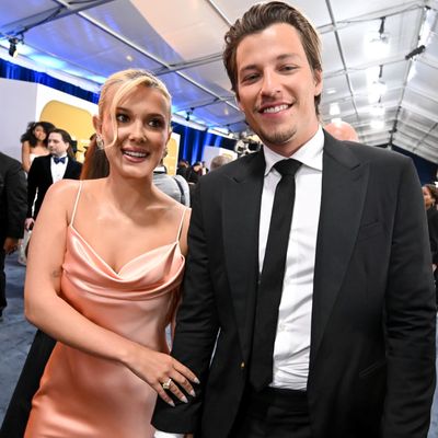 Millie Bobby Brown and Her Husband Make Their Married Red Carpet Debut at the 2025 SAG Awards