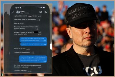 Elon Musk Was 'Paranoid' About Being Assassinated Before Election, Text Exchange Reveals