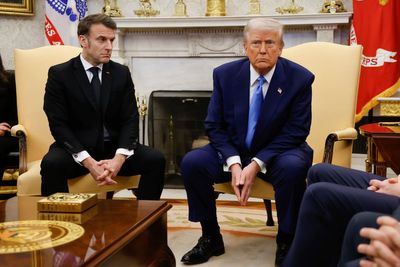 US votes against UN resolution condemning Russia for war as Macron and Trump meet at White House