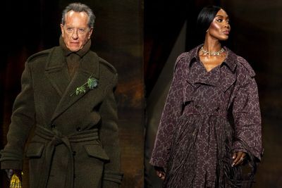 Naomi Campbell, Richard E. Grant, Lila Moss and more hit the Burberry runway