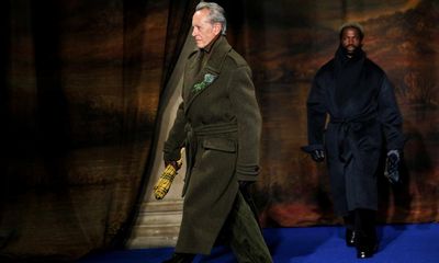 From Withnail to with style: Richard E Grant steals show on Burberry catwalk