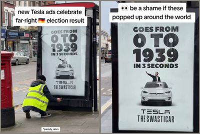 Anti-Elon Musk Group Goes Viral With 'Swasticar' Ad After German Election: 'From 0 to 1939 in 3 Seconds'