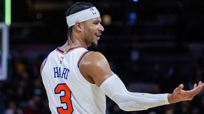 NBA Fines Knicks' Josh Hart $2K For Egregious Flop vs. Celtics