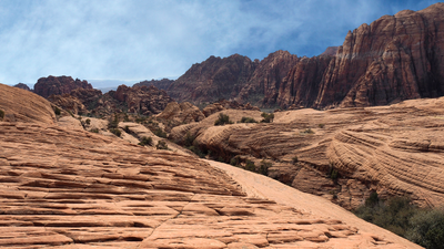 Watch the dramatic moment a stranded father and son were saved from the side of a Utah cliff face by mountain rescue