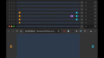A macOS-exclusive game?! 240 Chrome tabs work together to make this glorious version of Pong.