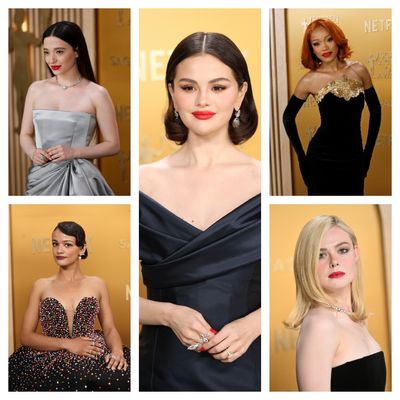 The 11 Best 2025 SAG Awards Beauty Looks Brought a Dose of Old Hollywood Glamour to the Red Carpet