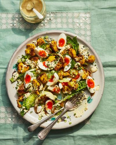 Georgina Hayden’s coronation cauliflower and egg salad – recipe