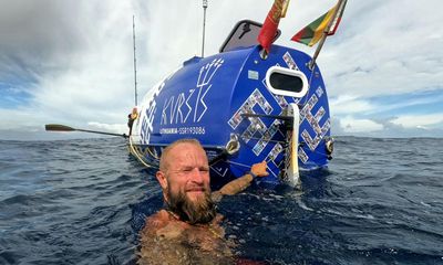 Aurimas Mockus has been rowing across the Pacific for months. Now he’s weeks from Australia – if he can avoid Cyclone Alfred