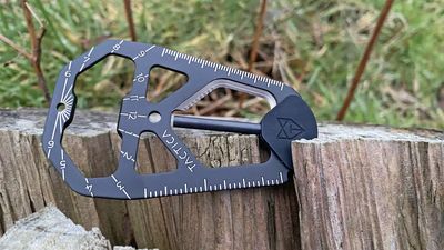 Tactica M.020: this credit-card sized multitool is the single most useful bit of camping kit you can fit in your pocket