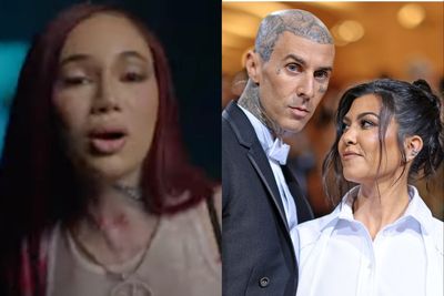 Travis Barker and Kourtney Kardashian trolled in Bhad Bhabie’s latest diss track for Alabama