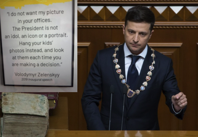 Zelensky Inauguration Speech Resurfaces After Trump Deems Ukraine President a 'Dictator': 'The President Is Not An Idol'
