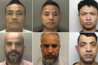 Six men convicted after trafficked migrants forced to work on cannabis farms