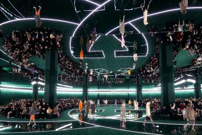 Gucci marks creative transition with lush looks recalling eras past
